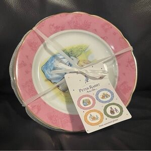 Easter Beatrix Potter Peter Rabbit Salad Plates, Set of